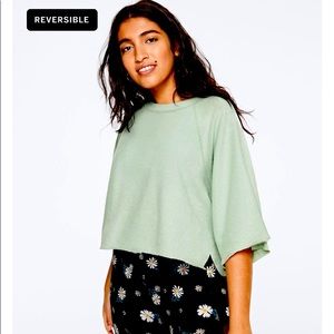 PINK “Terry Cutoff Crew”